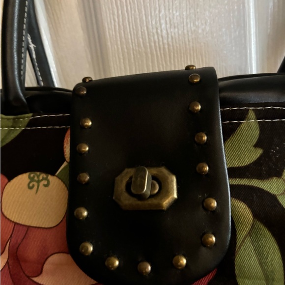 ISABELLA FIORE PEACHY KEEN PEACH BLOSSOM LG CARRY ON BEADED DR. HANDBAG Y2K $745 - Picture 4 of 8